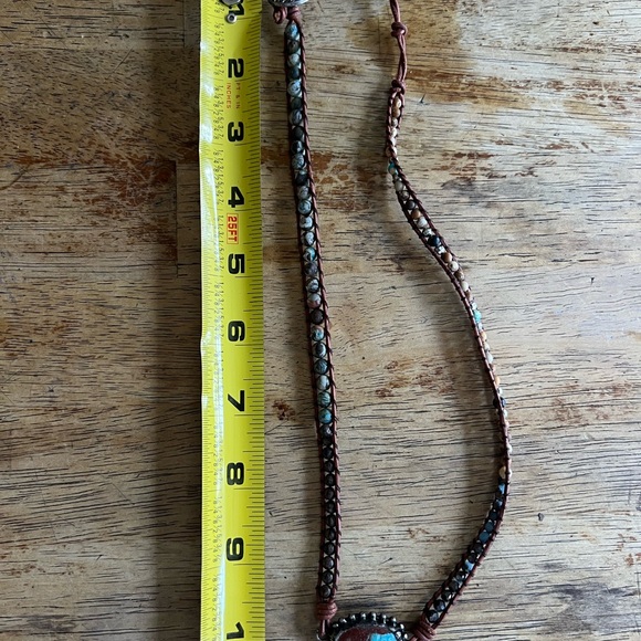 Bohemian Beaded Wrap Bracelet with Turquoise Accents - Picture 6 of 6